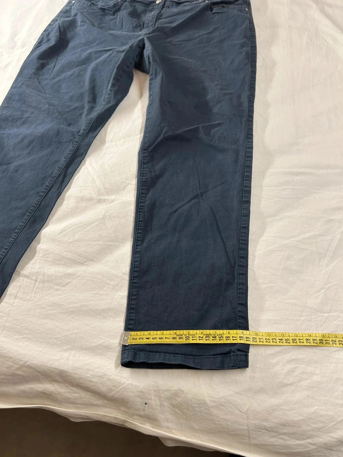 Rechte marineblauwe jeans Canda – photo 6